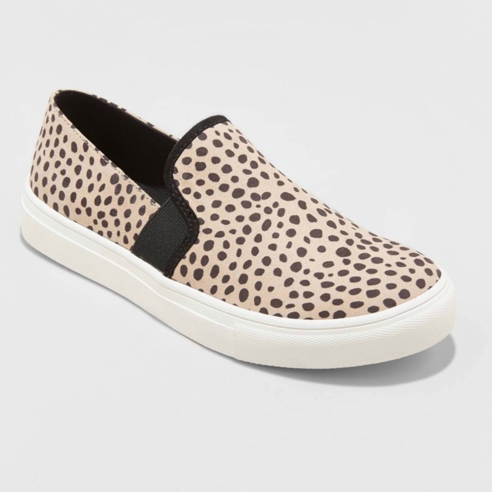 Leopard slip-on sneakers